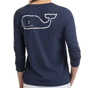Vineyard Vines Long-Sleeve Whale Tee